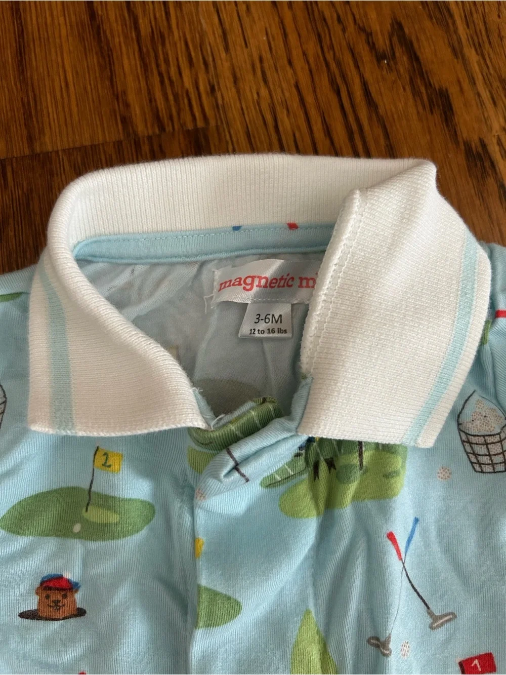 Magnetic Me Golf Polo Romper